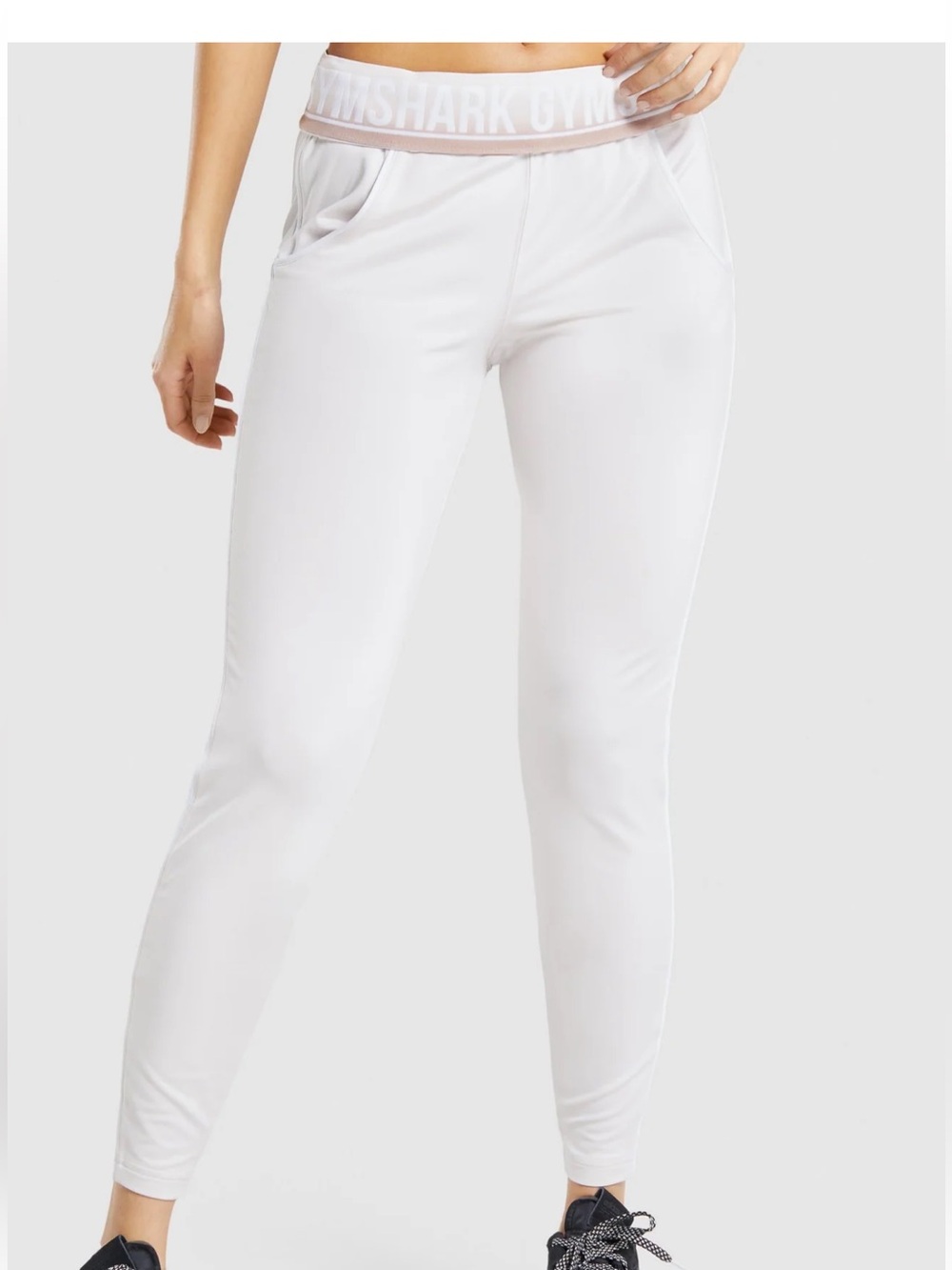 Gymshark Cream Recess Joggers Size Small